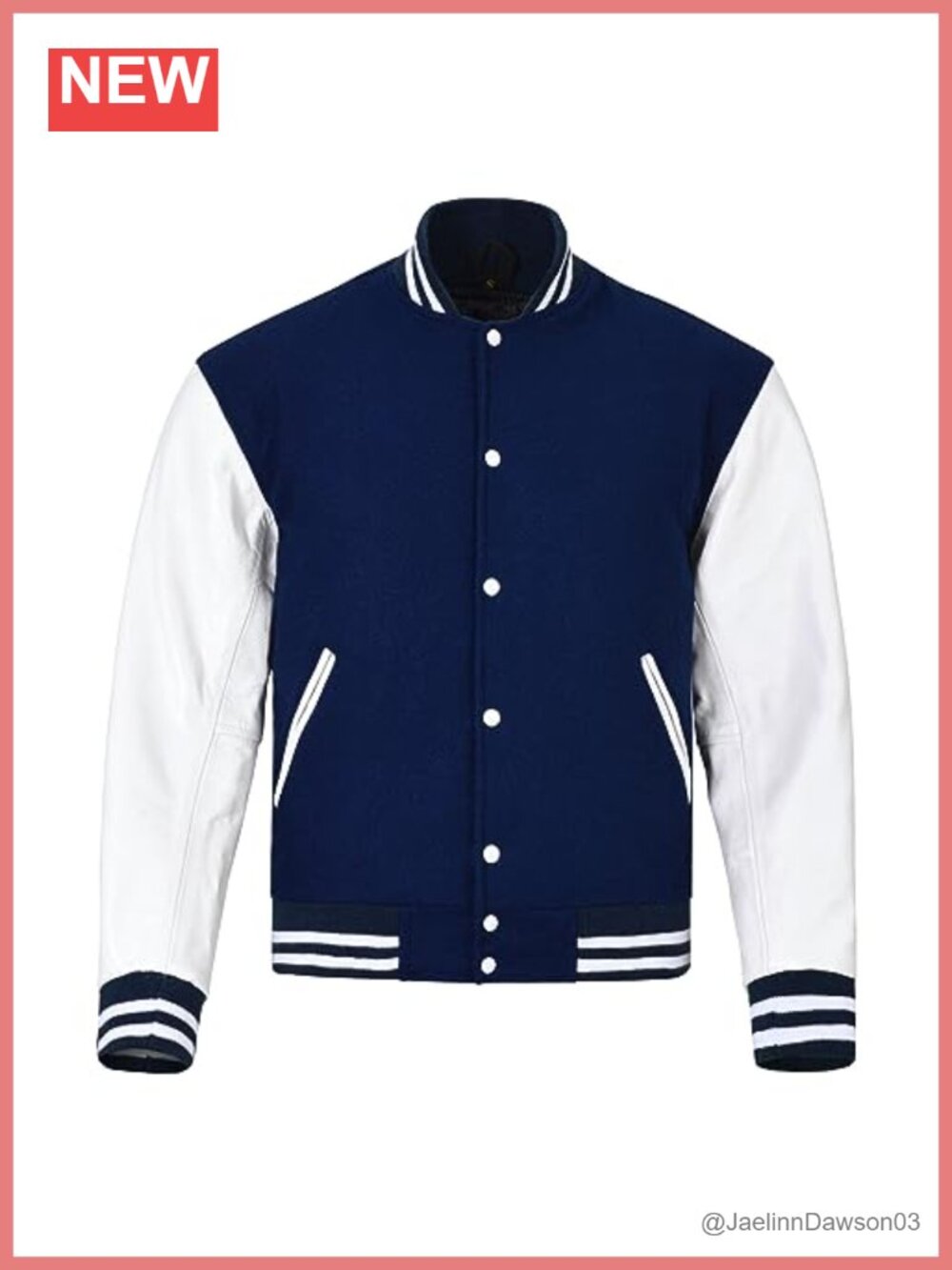 Wool Cowhide Leather Varsity Letterman Baseball Jacket Unisex